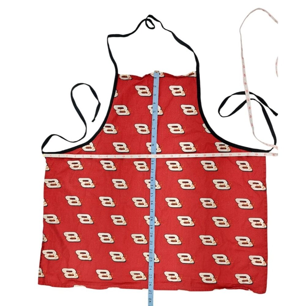 Vintage Dale Earnhardt Jr. Racing Apron Winner's Circle Red #8 NASCAR Driver - Picture 4 of 4